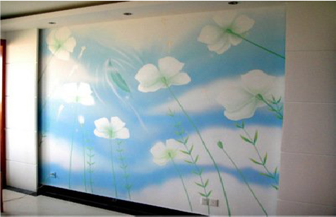 萍乡画墙绘怎么画好白云的蓬松感？