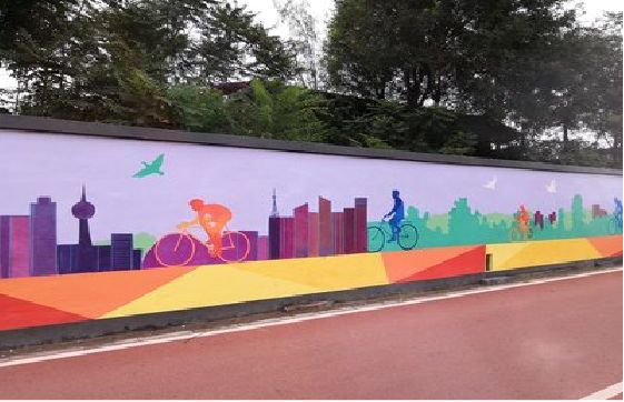 萍乡墙体彩绘-围墙