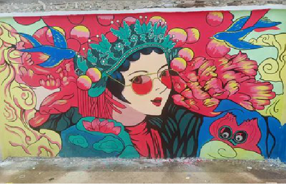 萍乡墙体彩绘-网红墙