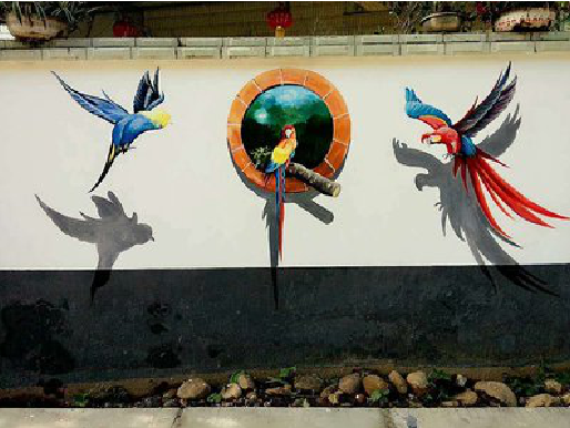 萍乡视觉错位-3D墙绘设计