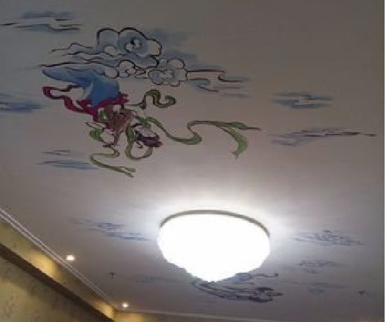 萍乡如何快速绘制天花板上的手绘墙？