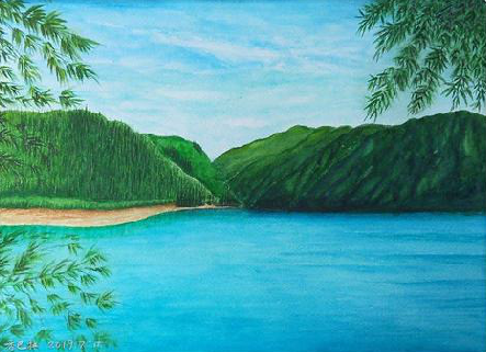 萍乡在墙绘中，如何绘画绿水青山？