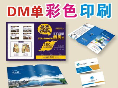 萍乡单页印刷，色彩搭配简单。