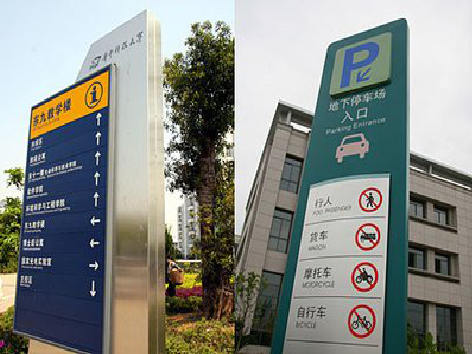 萍乡导向标识的设计作用。